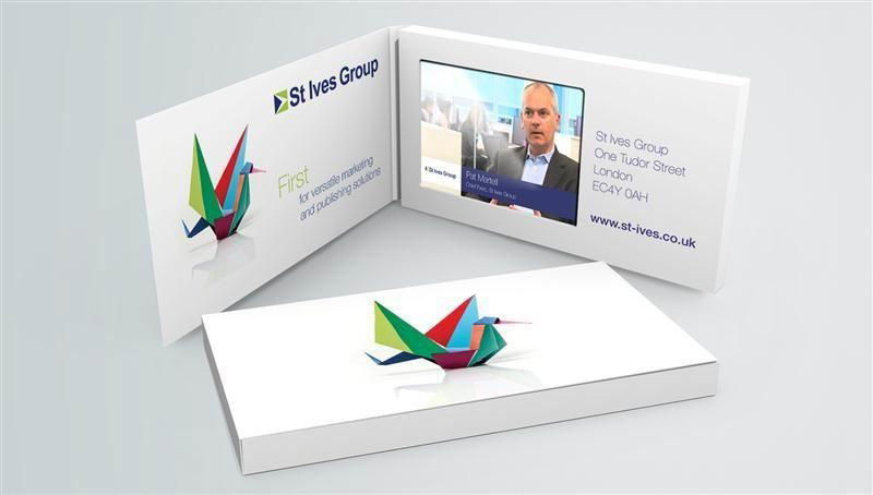 Hardback 4.3 inch video brochure 5