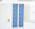 six tier one wide steel knock down steel locker wardrobe  3