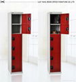 six tier one wide steel knock down steel locker wardrobe  5