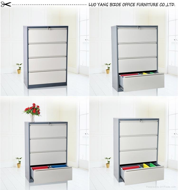 assemble steel modern lateral file drawer cabinet  3