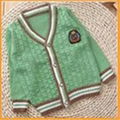 Baby V-neck cable knitted cardigan 1