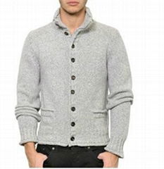 2014 hot sale men's wool cardigan