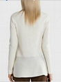 ladies' cable knit beautiful dress sweater 2