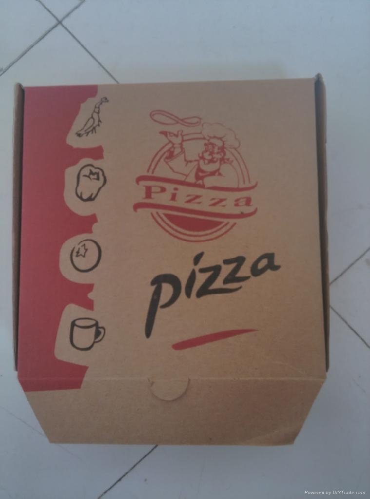 Paper pizza box