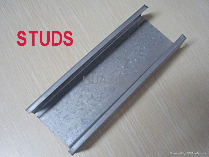 Sound quality zinc coated steel profiles price for wall partition