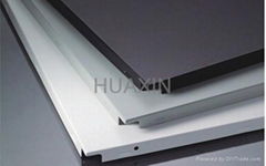 Clip in aluminum ceiling panels