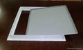 White painted aluminum access panels fire rated 3