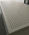 Acoustic perforated plasterboard-round hole