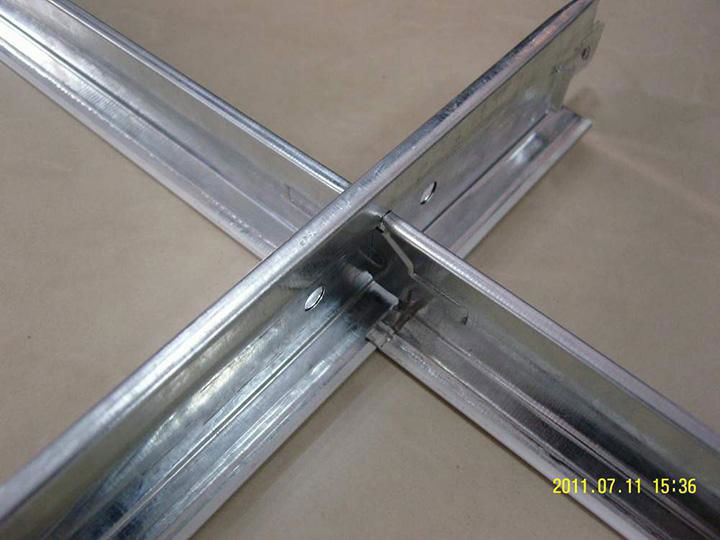Best quality exposed T bar suspended ceiling grids price 3
