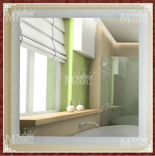 MGONZ  LED lights anti fog bathroom mirror 2