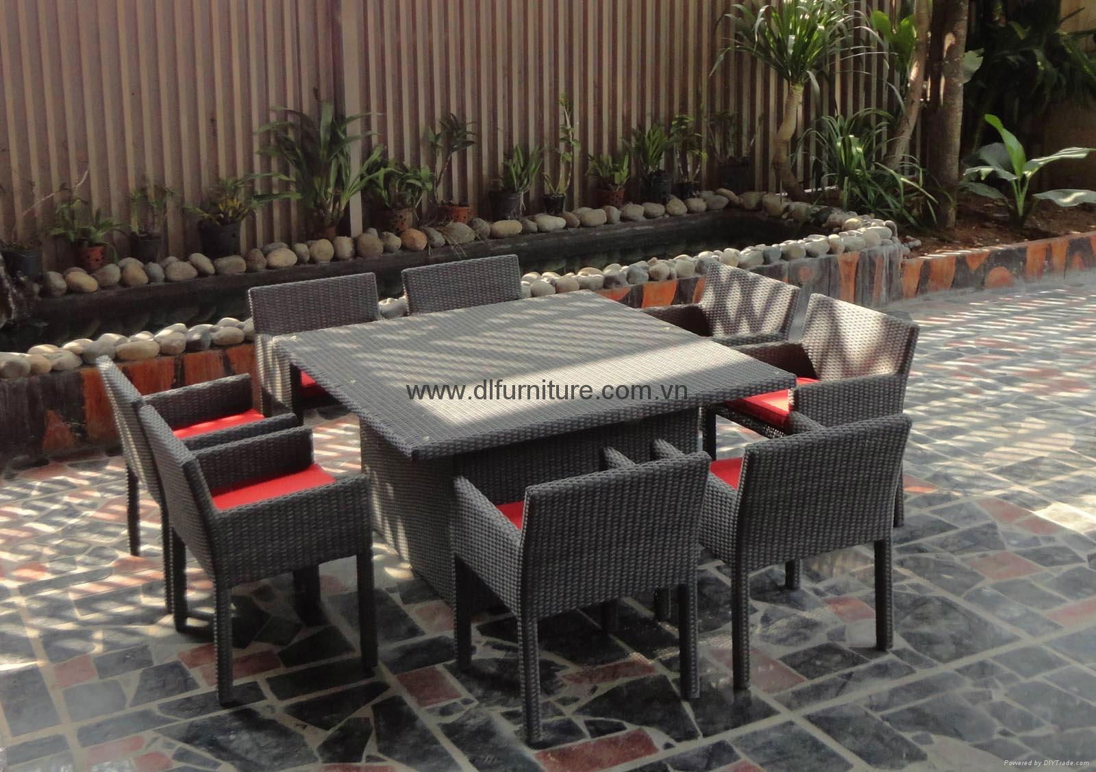 Modern Design Hot Sale Poly Rattan Furniture Outdoor 4