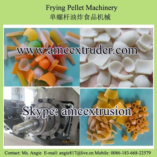 Frying pellet pasta macaroni food machine