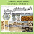 Textured Soya protein food making machine 1