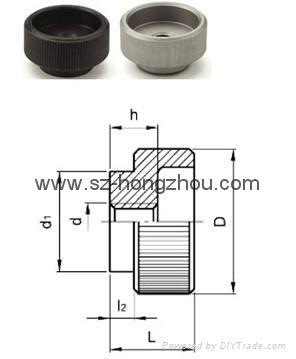 knurled nut Din6303