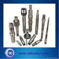 various kinds of customized standard and unstandard shafts made in different met