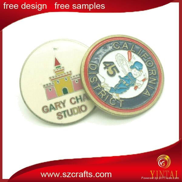 Make all kinds of badge in metal material 4