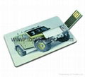 Credit card shape promotional USB flash drives wholesale in China