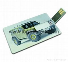 Credit card shape promotional USB flash drives wholesale in China