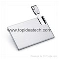 Credit card shape promotional USB flash drives wholesale in China 2
