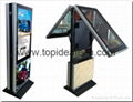 Indoor Floor standing lcd digital signage 3