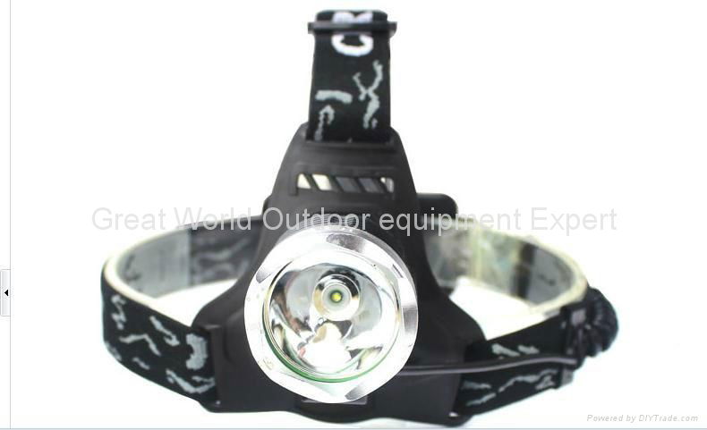 Popular 4W 460 Lumens Q5 LED Headlamp Light for Cycling