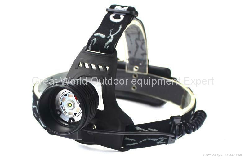 Popular 4W 460 Lumens Q5 LED Headlamp Light for Cycling 4