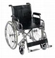 Foldable Steel Frame Wheelchair 1