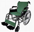 Deluxe Aluminium wheelchair (Green)