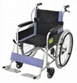 Attendant Propelled Transport Wheelchair (Blue) 1