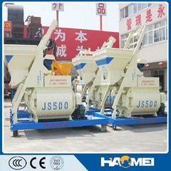 Electric Control System JS500 Concrete Mixer For Sale