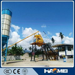 Central Control and Professional Mix Concrete Batching Plant