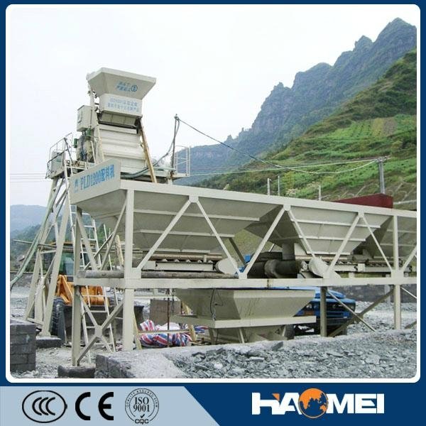 HaoMei HZS25 Concrete Batching Plant Modular Design 3