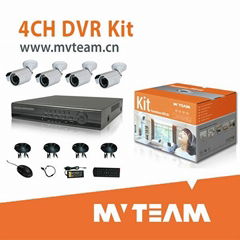 4CH CCTV Kit Camera With DVR