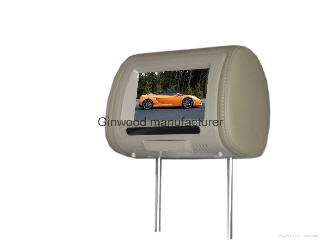 7 inch headrest car monitor dvd 