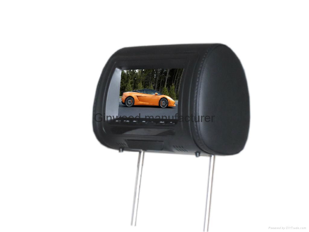 7 inch headrest car monitor dvd  4