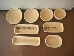 Rattan Brotforms - Bannetons - Cane proofing Basskets 