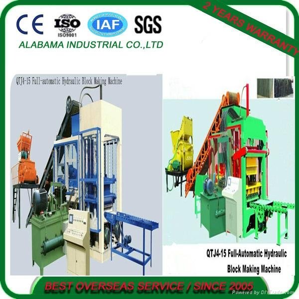 Avaliable After-sale Service & High Quality QTJ4-15  Block Making Machine 2