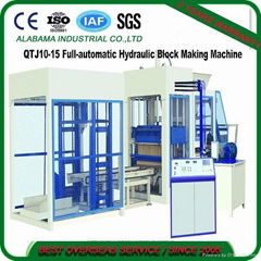 QTJ10-15 hollow block making machine