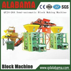 QTJ4-26A semi-automatic   brick machine