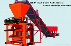 QTJ4-30A Semi-automatic  cement block making machine