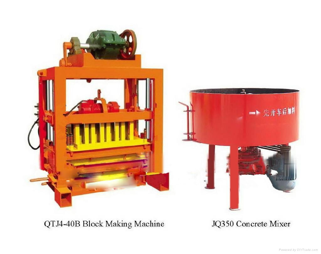 new design QTJ4-40 good quality and best overseas service cement brick block mak 3