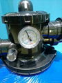 Plastic side mount sand filter