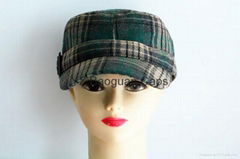 2014 Popular Check Fashion Cap