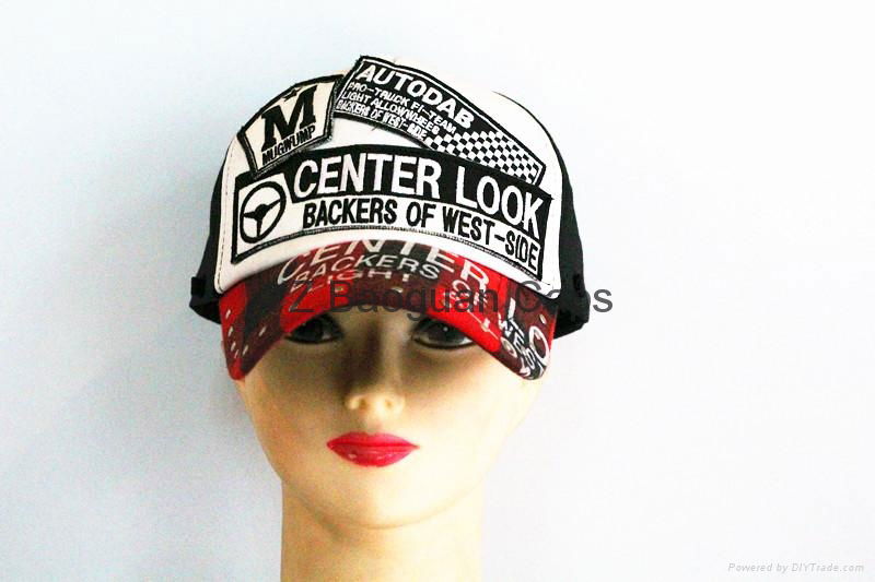 2014 Popular Fashion Rhinestone Jacquard Patch Baseball Cap