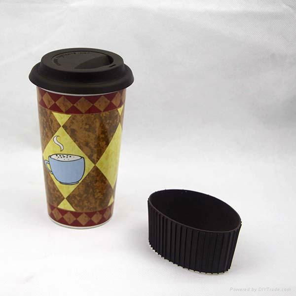 18oz stoneware coffee mug with decal  2