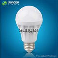 E27 5w led bulb 2700-6500k have CE TUV 320-350LM Sell well 