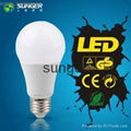 A60 12W E27 high power SMD led bulb light with CE RoHS