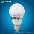 E27 7w led bulb 2700-6500k have CE TUV 500-540LM