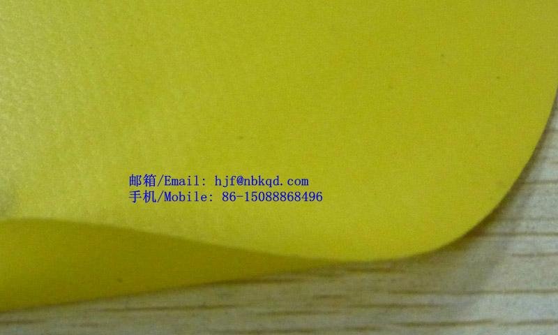 0.4mm PVC Yellow Fabric for Working Clothes 2