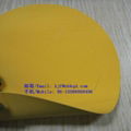 黃色阻燃橡膠防化服面料0.45mm 1
